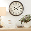 Reloj pared extragrande 19.7in color negro