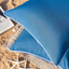 2 Fundas Almohada Exteriores Impermeables 18x18 Azul
