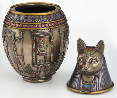Urna conmemorativa gato Bastet Egipcio