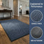 Tapete antiderrap con respaldo PVC gris