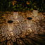 2 Linternas Solares Colgantes Metal Impermeables Jardín