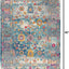 Tapete bohemio vintage azul marino 3x5