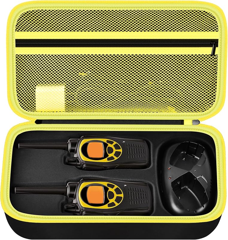 Estuche walkie talkie GMRS 50 canales con baterías y cargador