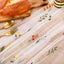 Mesa Tul Bordado Flores Silvestres 120pulg Bodas Eventos