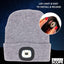 Gorro faro LED recargable para actividades al aire libre