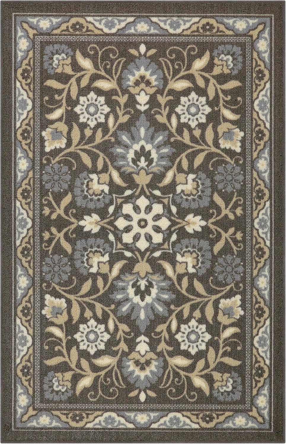 Alfombras antiderrap lavable pasillo cocina 2'6x3'10 marrón