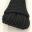 Cable negro 1/4" x100pies algodón camping manualidades