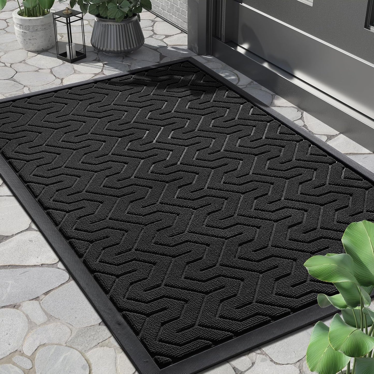 Tapete puerta delantera 29.5x17" antiderrap impermeable