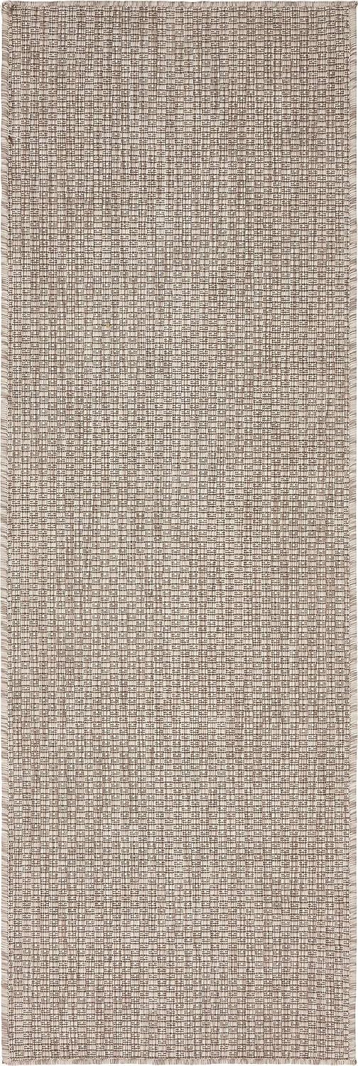 Alfombra transición jaspeada beige 2x6ft1"