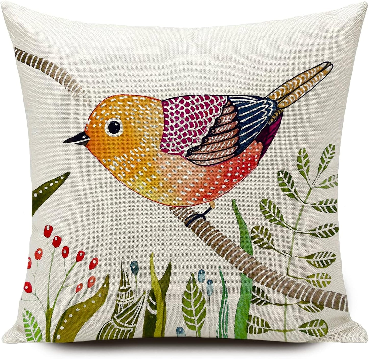 Fundas almohada exterior impermeables 18x18" set 4