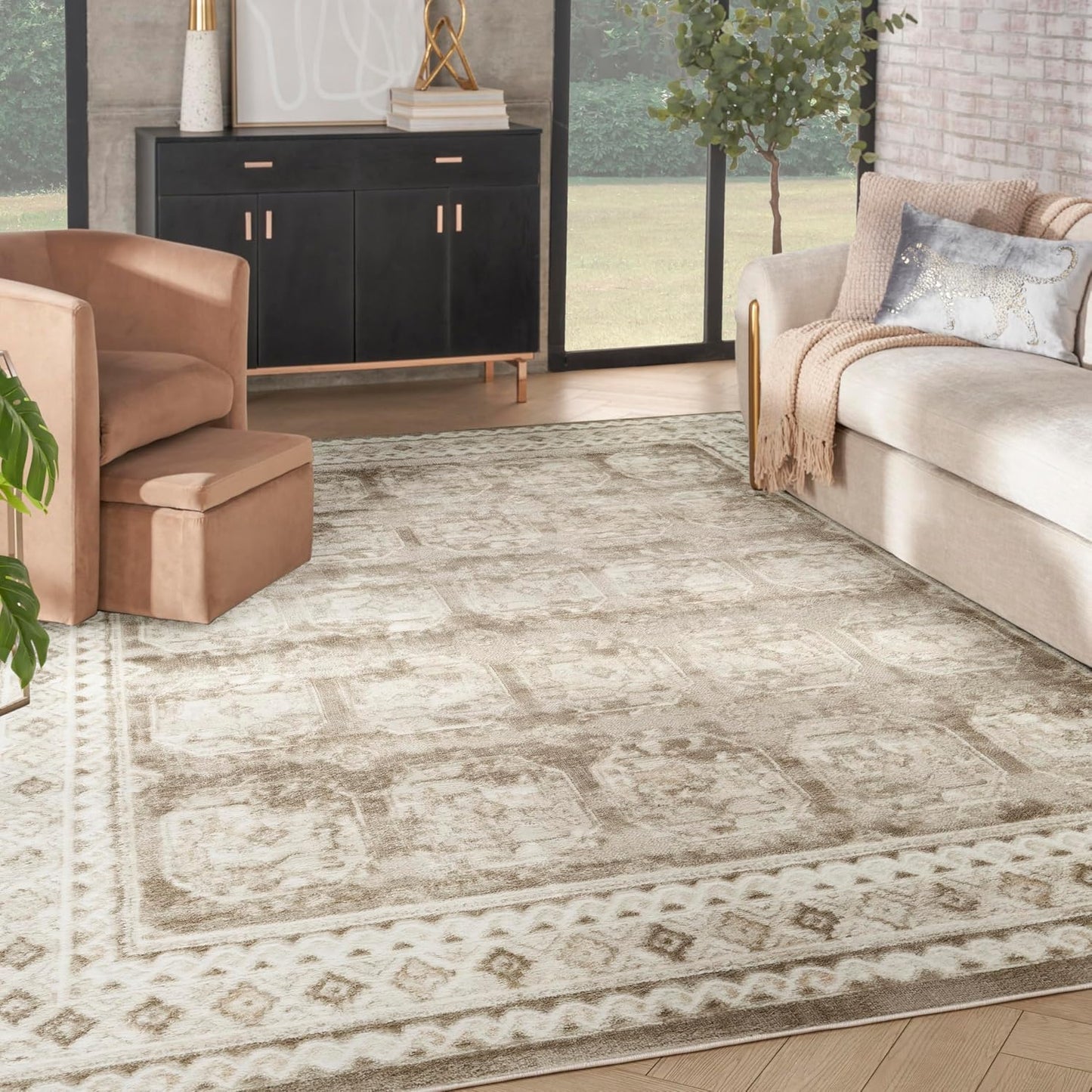 Alfombra 7'10"x9'10" para dormitorio sala comedor