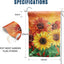 Bandera otoño doble cara 12x18" decoración exterior