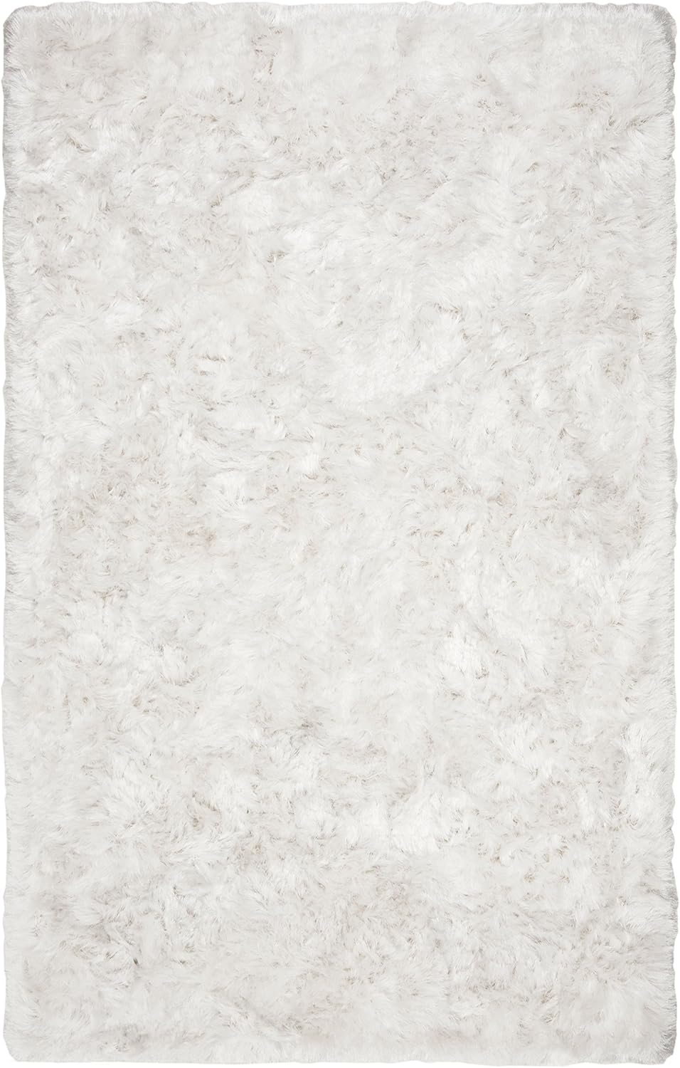 Alfombra área 5x8ft marfil hecha a mano 2.4pulg