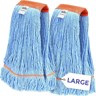 2 Repuestos Cabezal Trapeador 20pulg Hilo Sintético 4 Capas