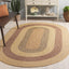 Alfombra exterior lavable 4x6ft x 6x6ft beige marrón