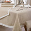 Set 4 manteles doble capa 13x19pulg color natural