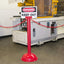 Cadena barrera plástica roja 1.5pulg 25ft