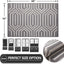 Alfombrilla peluche puerta trasera antiderrap gris lavable