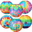 6 Linternas Colgantes Papel Estilo Hippie 60s 70s
