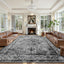 Alfombra bohemia lavable 8x10ft antiderrap sala dormitorio