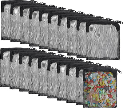20 bolsas filtro acuario reutilizables malla fina
