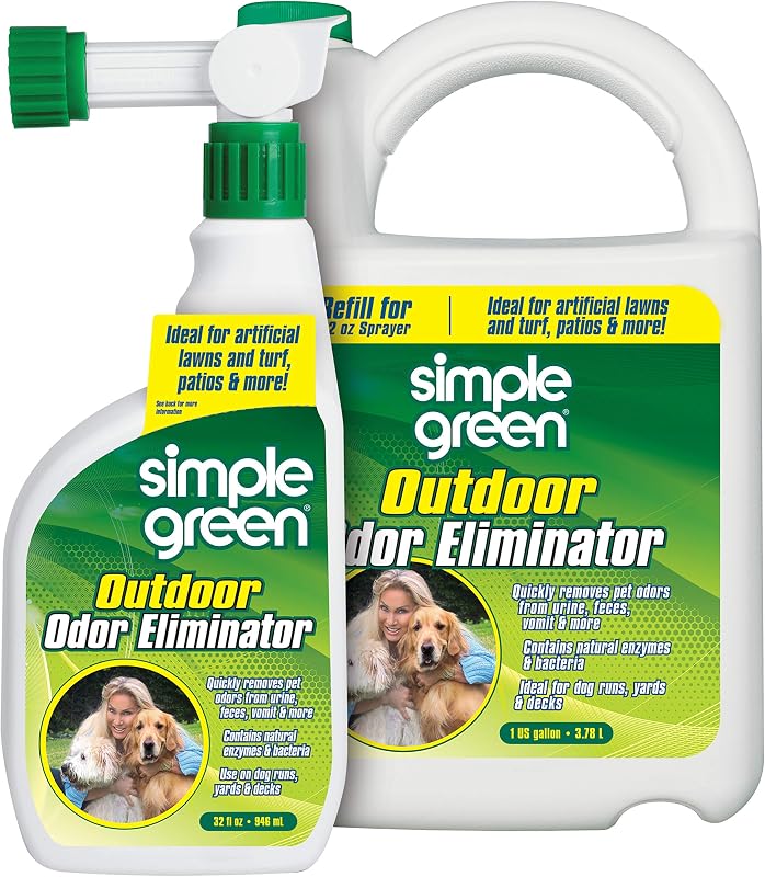 Eliminador olores mascotas césped artificial 32oz y 1gal