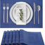 6 Pzas Manteles PVC Antideslizantes Azules