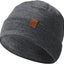Gorro lana merino unisex con puño para clima frío