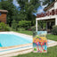 Bandera Hello Sunshine jardín playa 12x18pulg arpillera
