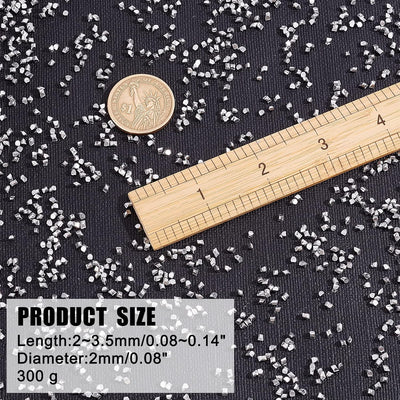 Muestras aluminio platino 0.2x0.1in para arte y soldadura