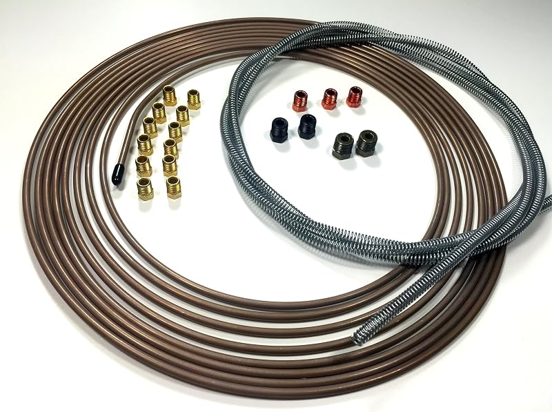 Tubos cobre níquel 3/16 pulg con revestimiento y accesorios