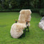Alfombra piel oveja suave 24x72" dormitorio sala
