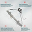 Elevalunas eléctrico derecho para Suzuki Grand Vitara 02-06