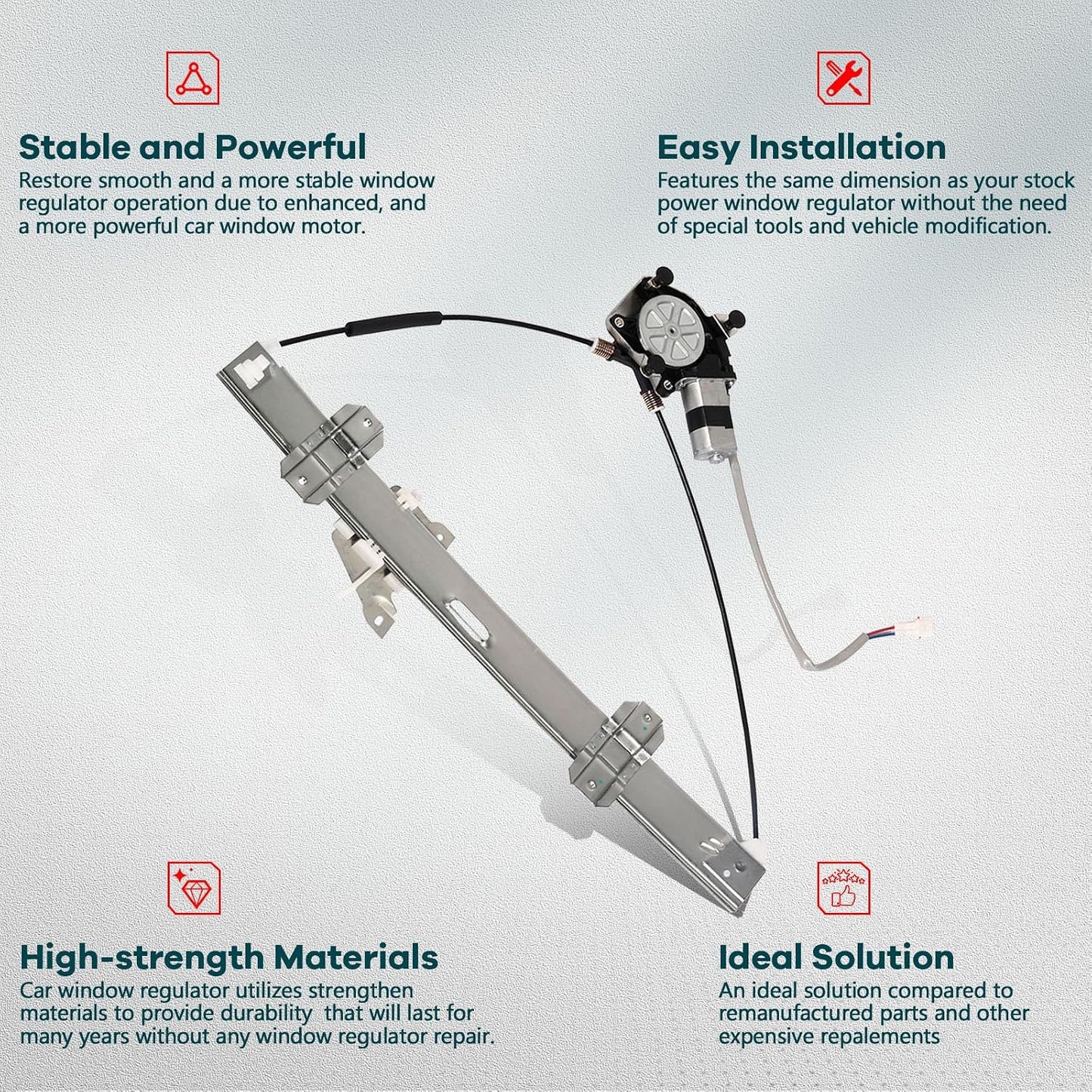 Elevalunas eléctrico derecho para Suzuki Grand Vitara 02-06