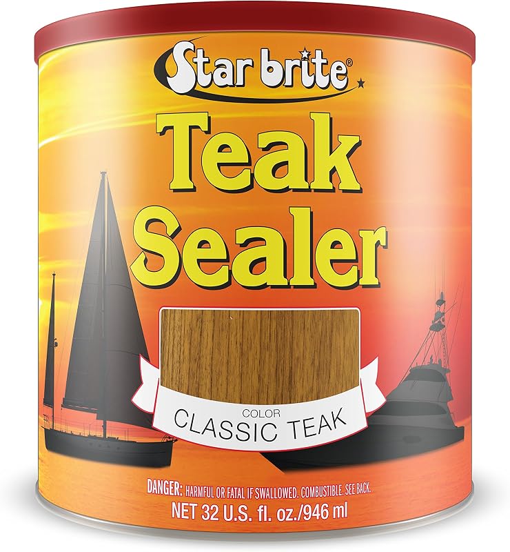 Sellador teca sin goteo protección duradera 32oz