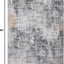 Alfombra plegable abstracta suave antiderrap para sala