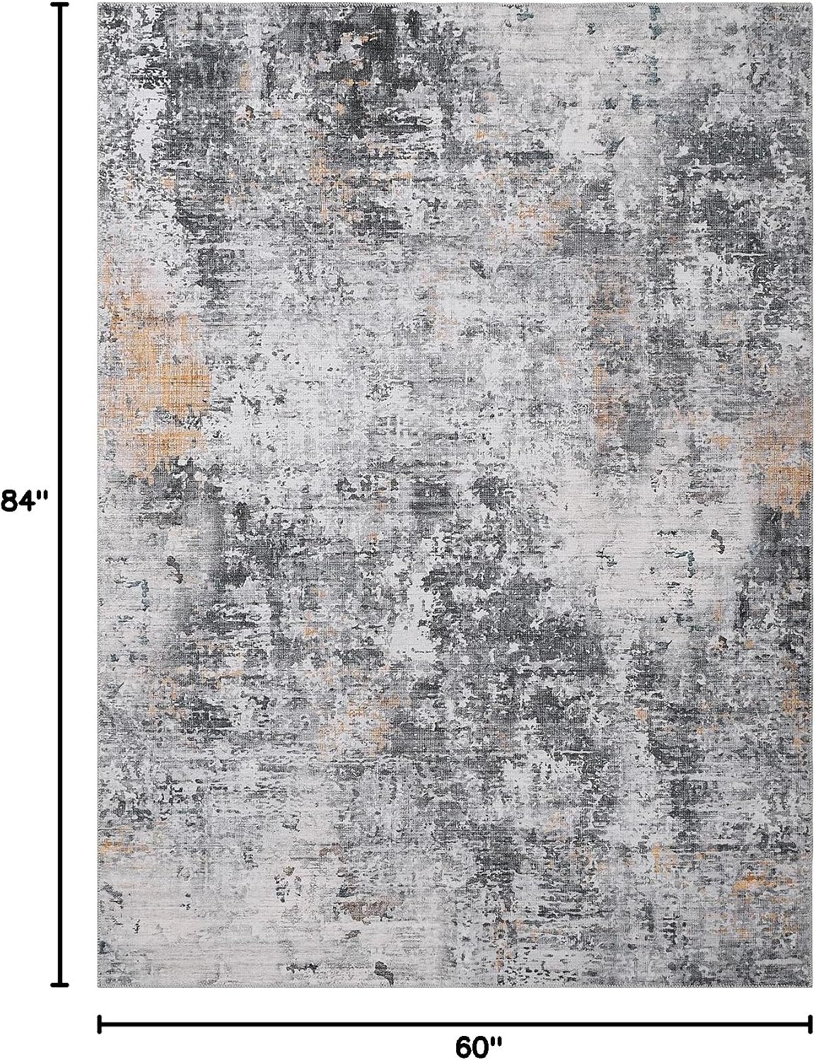 Alfombra plegable abstracta suave antiderrap para sala