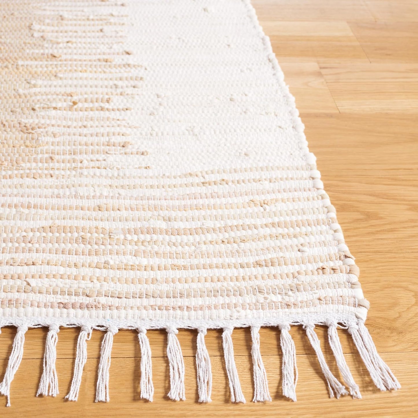 Alfombra algodón tejida a mano Montauk Safavieh Beige