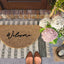 Tapete Bienvenida Media Luna 30x17" Marrón