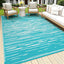 Alfombra exterior impermeable 6x9ft reversible