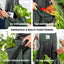 Delantal jardinería con bolsa cosecha lona duradera verde