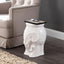 Taburete cerámica 18.5pulg soporte plantas bohemio