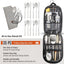Set utensilios cocina asar acampar barbacoa glamping
