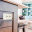 Placa pared toma corriente decorativa 1 banda set 5
