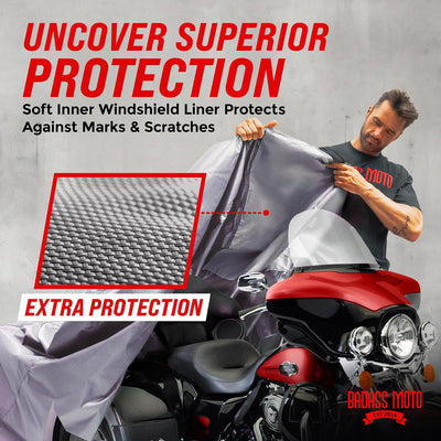 Funda impermeable triciclo Harley para motocicleta tri glide