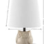 Lámpara mesa LED cerámica estilo cabaña 16pulg