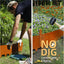 Borde jardín acero corten 9 clips 10pulg martillo metal