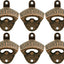 Abridor hierro fundido para pared soda dorado set 6