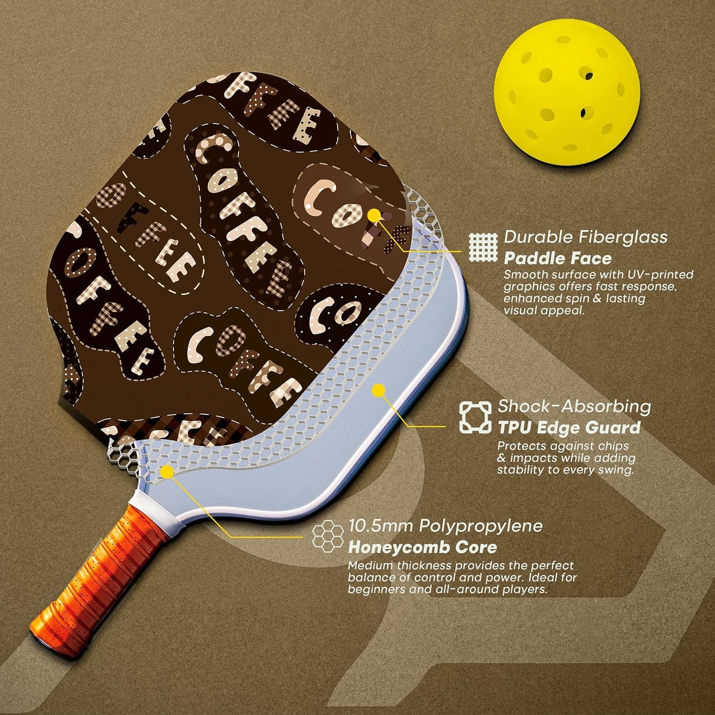 Set 2 palas pickleball fibra vidrio 4 bolas bolsa viaje