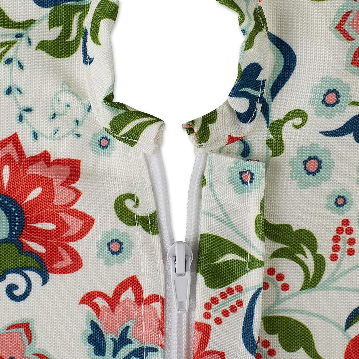 Mesa redonda exterior 60" con cremallera floral